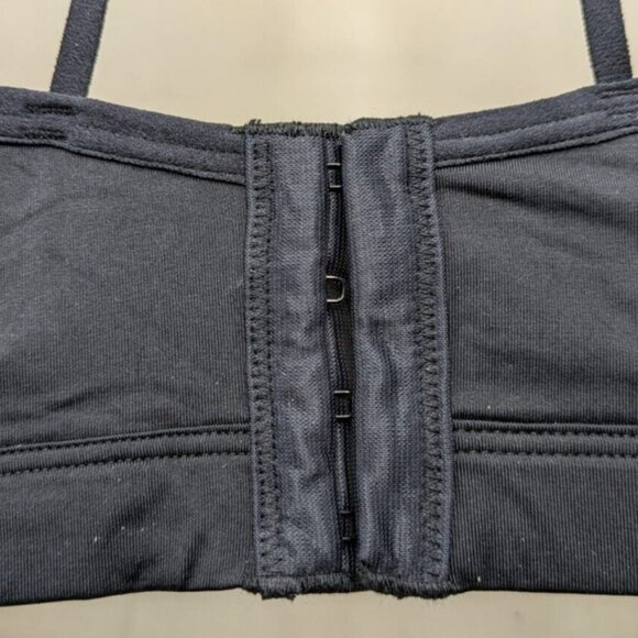 Livi Active Sports Bra No Wire Soft Cup Black Strappy T Back 18 20 2X - Picture 5 of 10